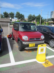 駐車場で私を待っていた相棒